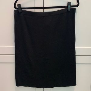 Lovely knit black pencil skirt XL